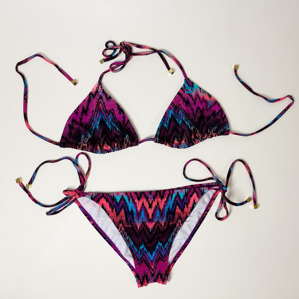 Billabong Chevron Print String Bikini
